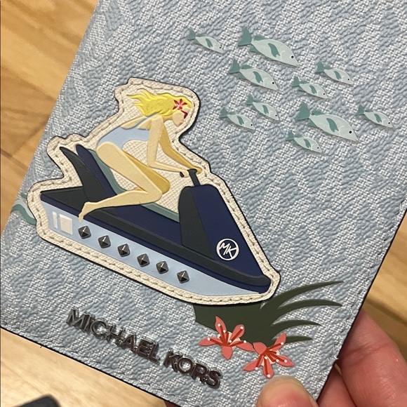 Coach and Michael Kors Navy and Light Blue Travel Set - Picture 8 of 8